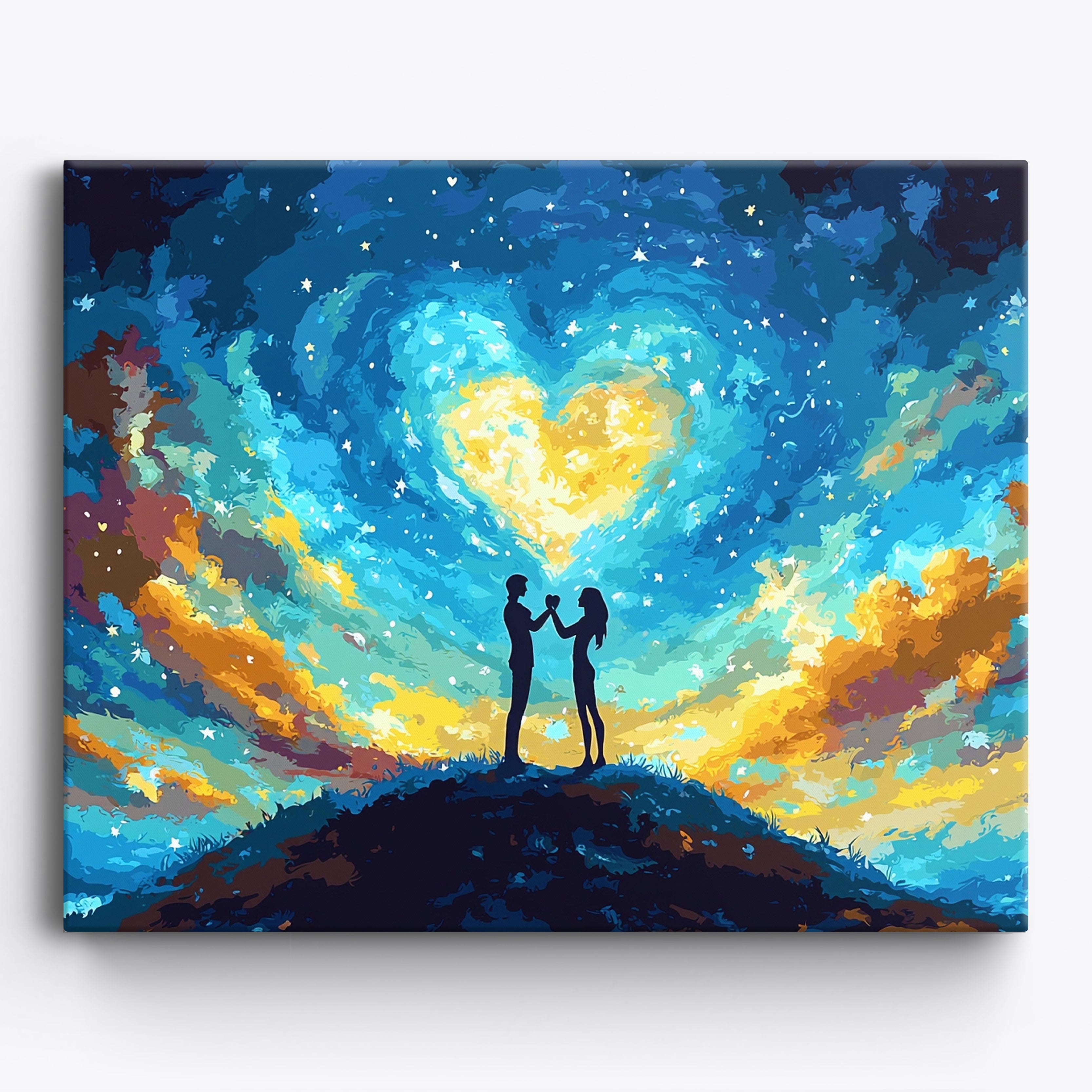 Starlit Embrace No Frame / Regular (15.75"x19.7"/40x50cm)