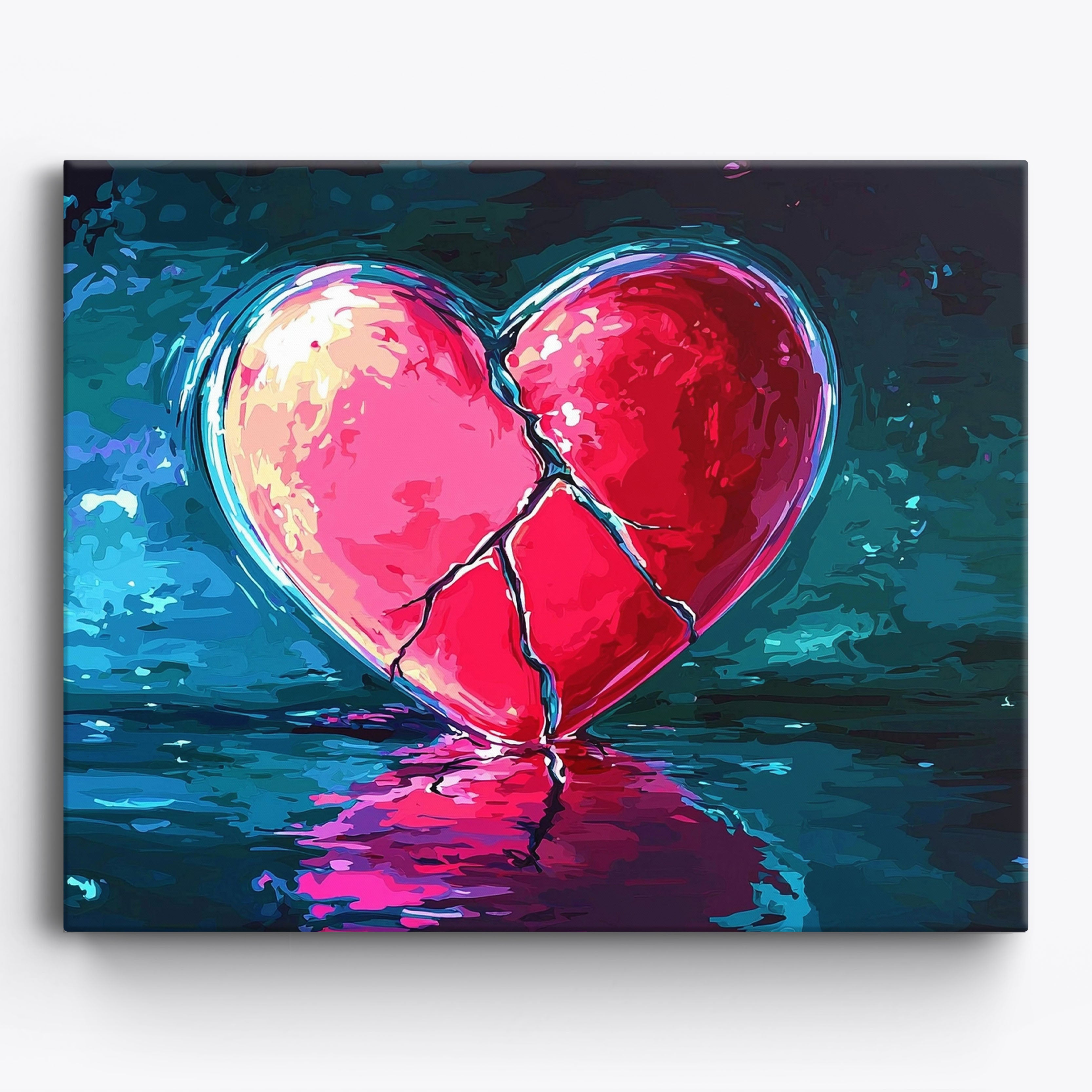 Neon Heartbeat No Frame / Regular (15.75"x19.7"/40x50cm)