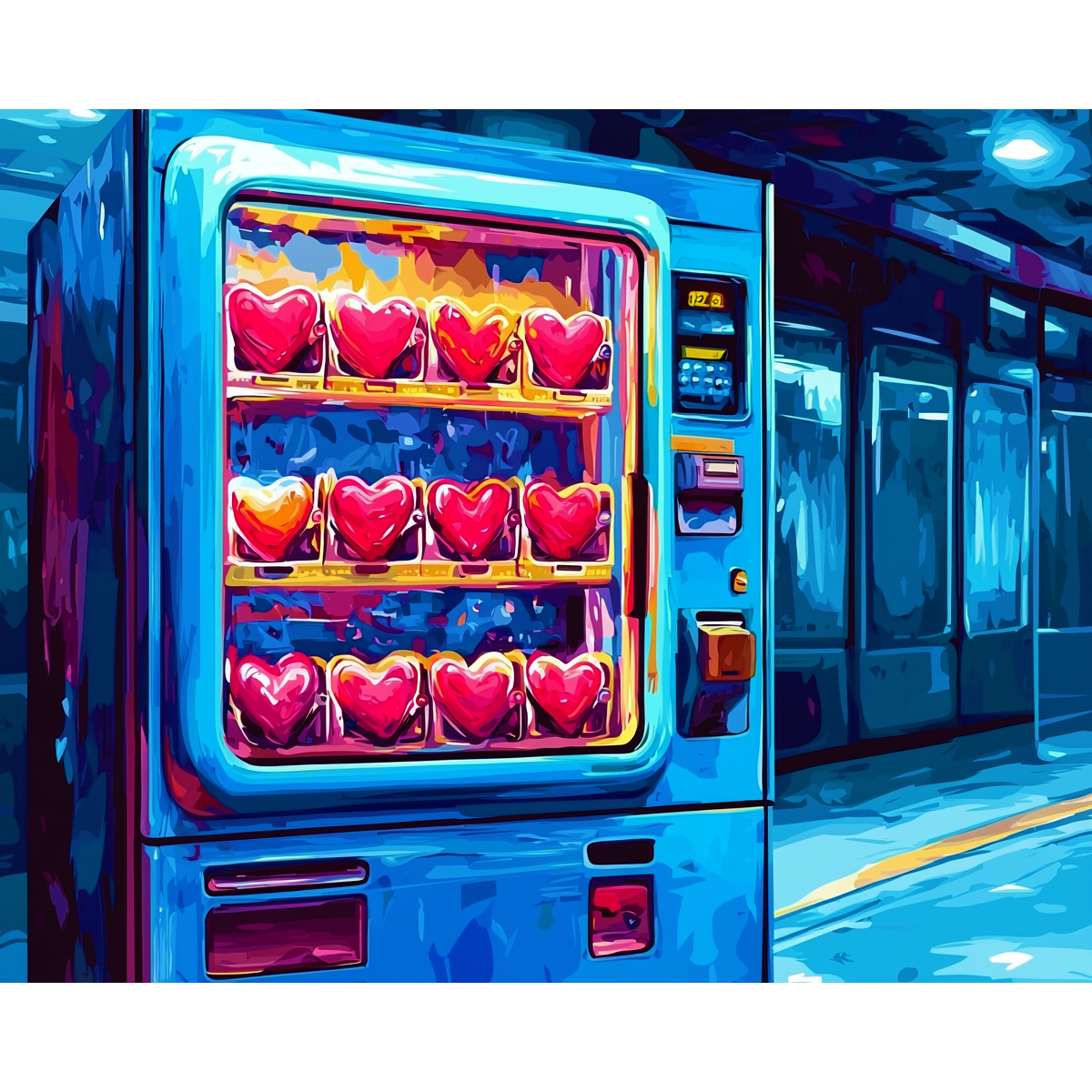 Neon Hearts